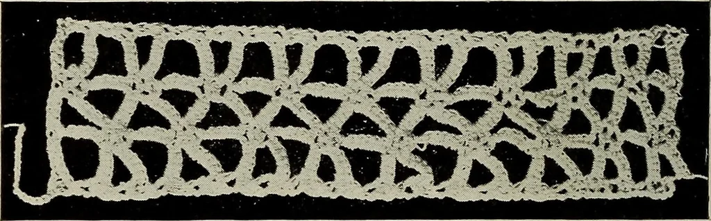 An illustration from The Eagle's call to crochet .., 1915, leaf 13