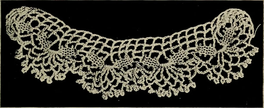 An illustration from The Eagle's call to crochet .., 1915, leaf 14