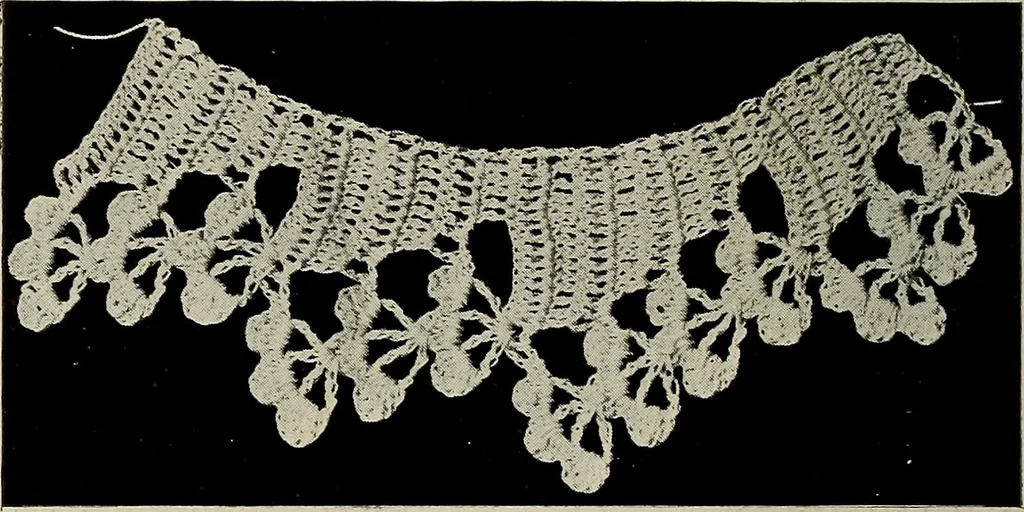 An illustration from The Eagle's call to crochet .., 1915, leaf 17