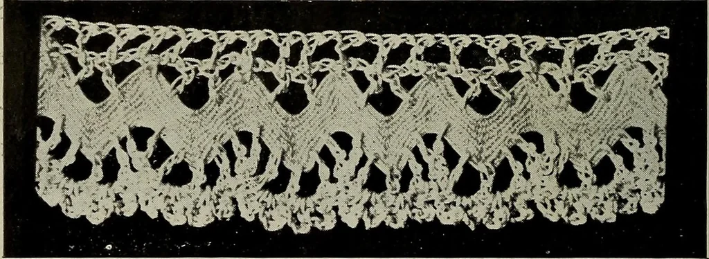 An illustration from The Eagle's call to crochet .., 1915, leaf 19
