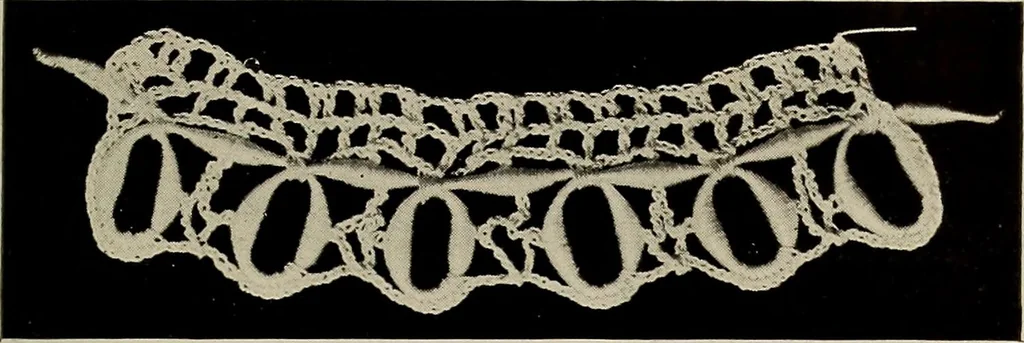 An illustration from The Eagle's call to crochet .., 1915, leaf 20