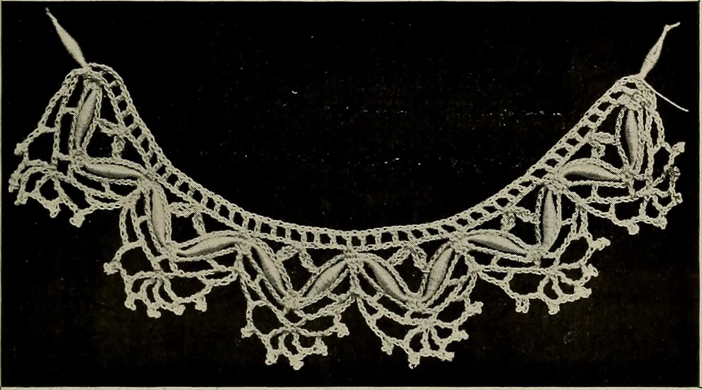 An illustration from The Eagle's call to crochet .., 1915, leaf 20