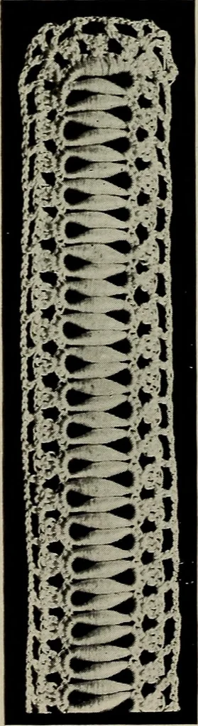 An illustration from The Eagle's call to crochet .., 1915, leaf 21