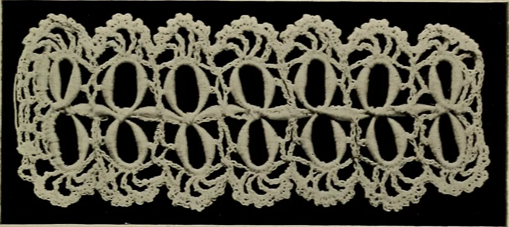 An illustration from The Eagle's call to crochet .., 1915, leaf 22