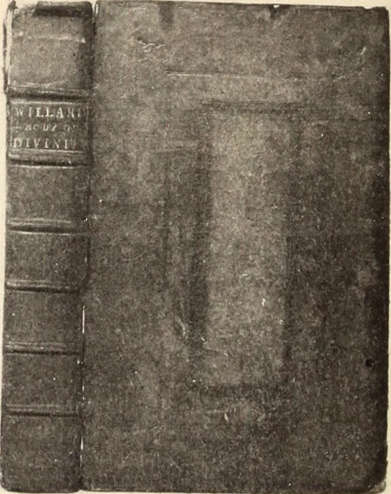 An illustration from Early America bookbinding and kindred subjects, 1902, leaf 10