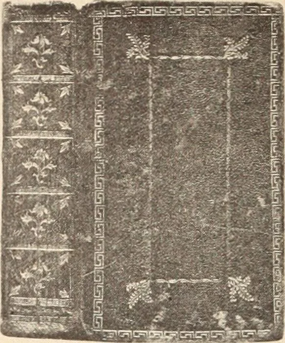 An illustration from Early America bookbinding and kindred subjects, 1902, leaf 18