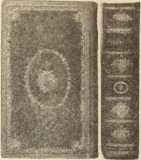 An illustration from Early America bookbinding and kindred subjects, 1902, leaf 18