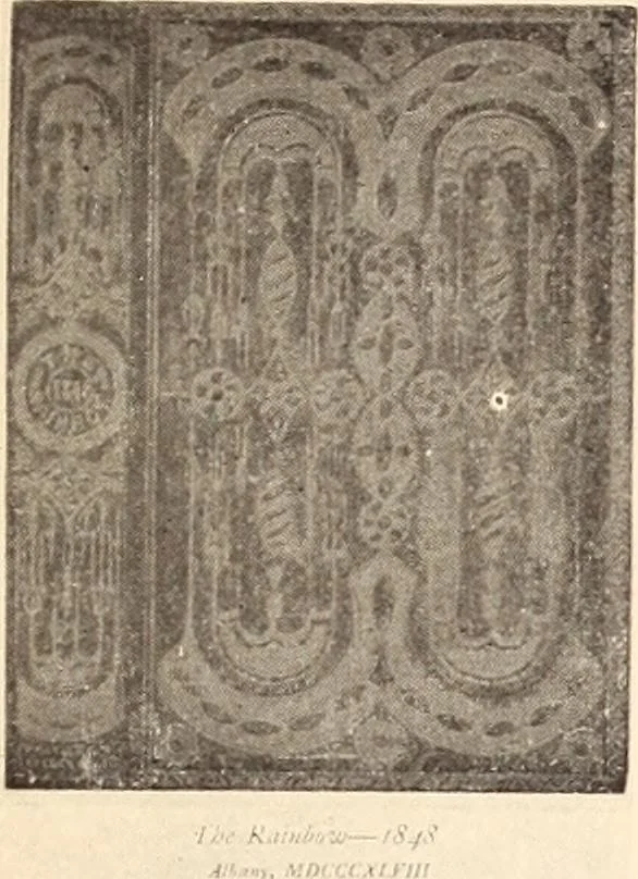 An illustration from Early America bookbinding and kindred subjects, 1902, leaf 19