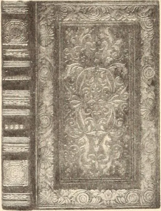 An illustration from Early America bookbinding and kindred subjects, 1902, leaf 20