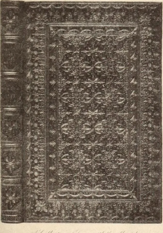An illustration from Early America bookbinding and kindred subjects, 1902, leaf 23