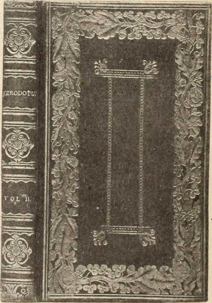 An illustration from Early America bookbinding and kindred subjects, 1902, leaf 8