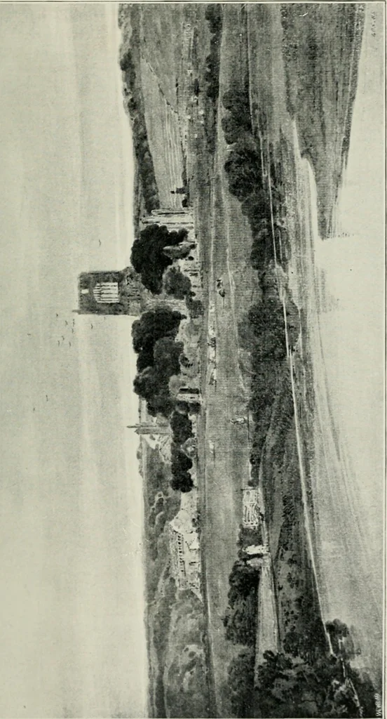 An illustration from The earlier English water-colour painters, 1897, leaf 120