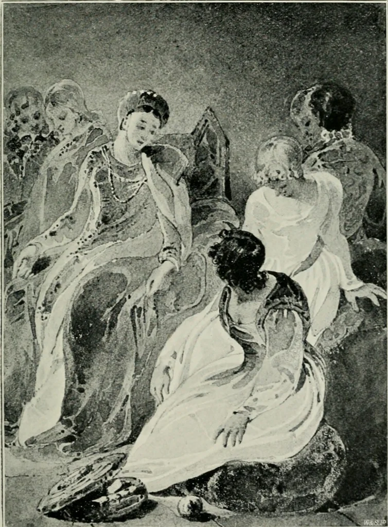 An illustration from The earlier English water-colour painters, 1897, leaf 196