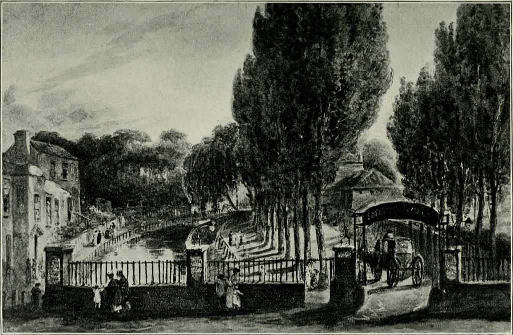 An illustration from The earlier English water-colour painters, 1897, leaf 214