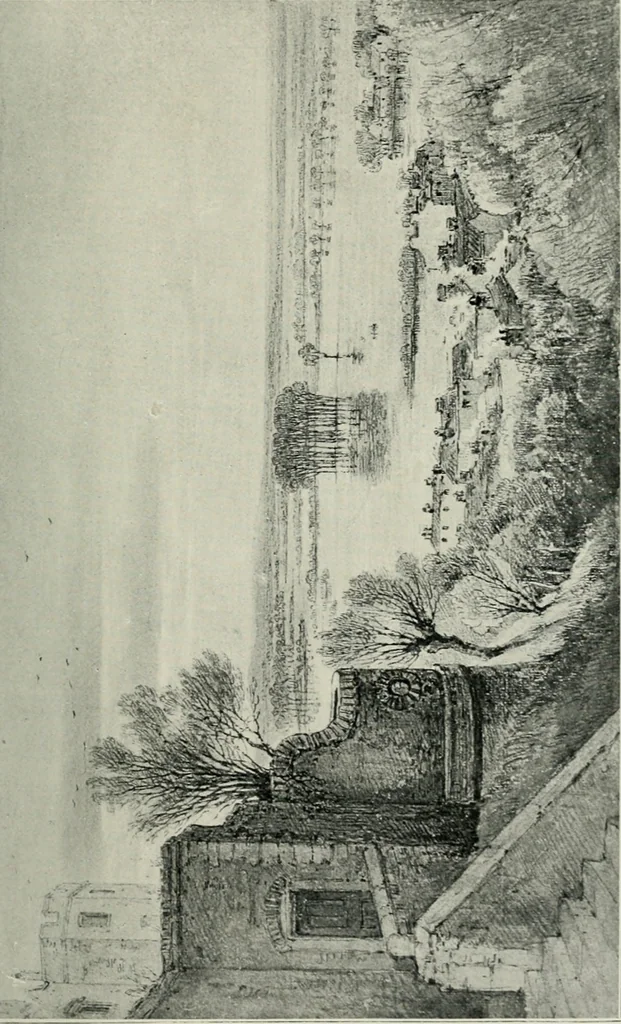 An illustration from The earlier English water-colour painters, 1897, leaf 242