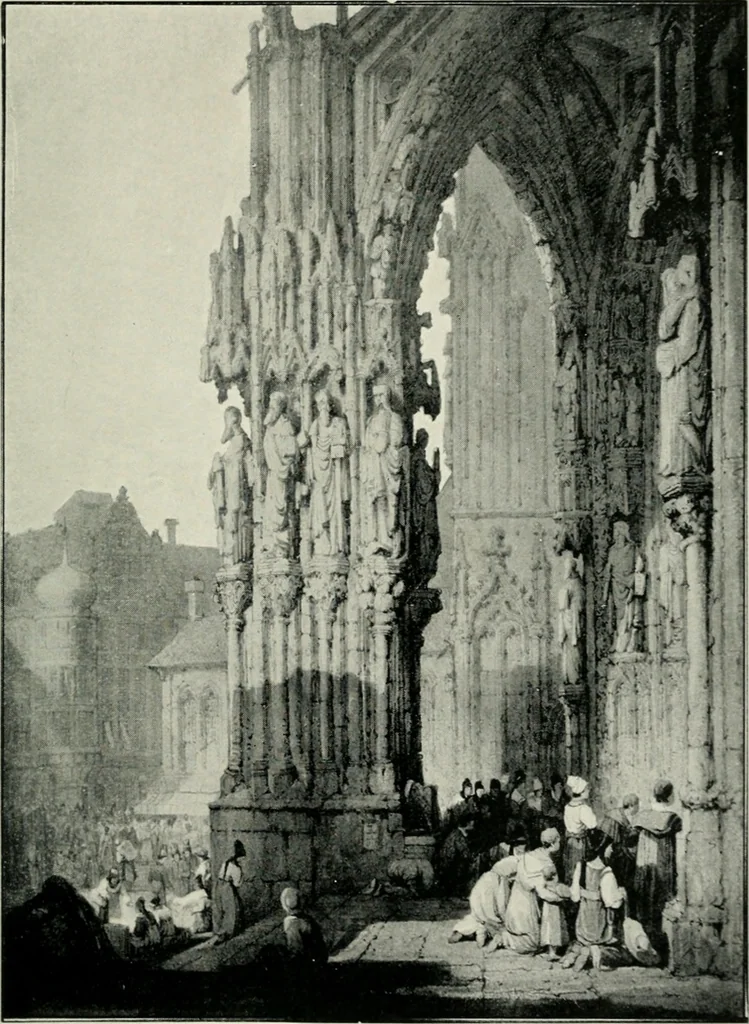 An illustration from The earlier English water-colour painters, 1897, leaf 250