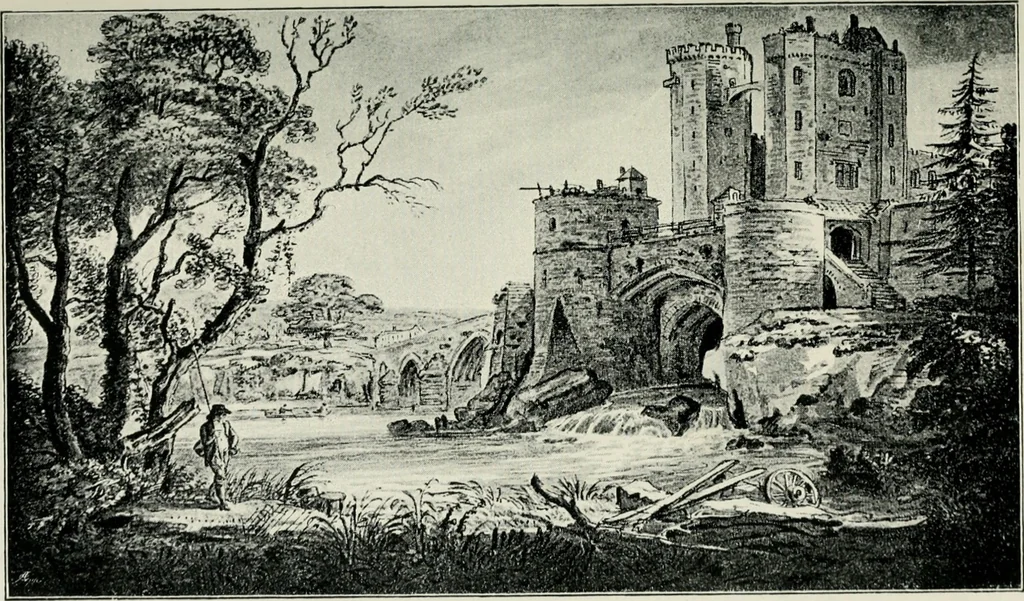 An illustration from The earlier English water-colour painters, 1897, leaf 38