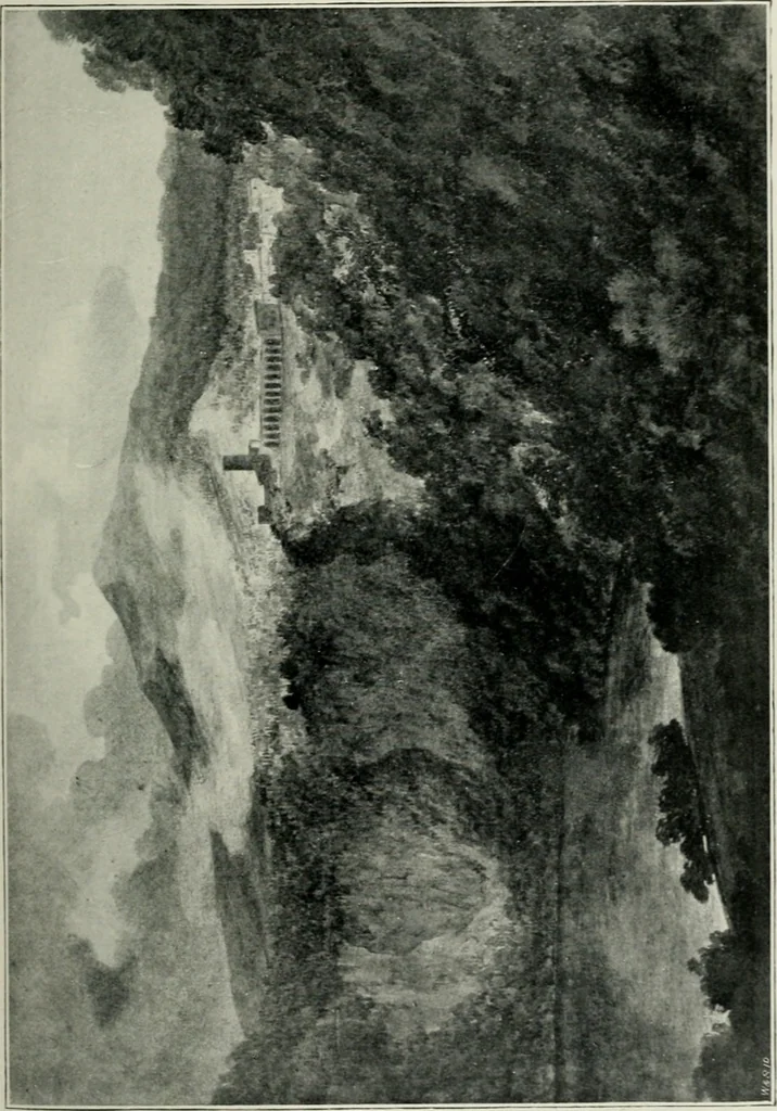 An illustration from The earlier English water-colour painters, 1897, leaf 64