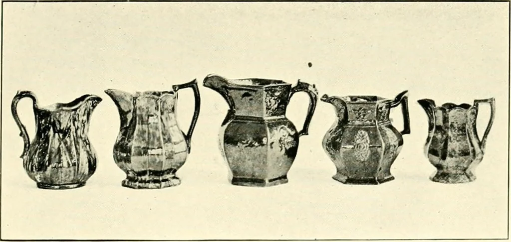 An illustration from Early American folk pottery, including the history of Bennington pottery, 1918, leaf 32