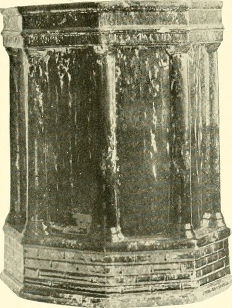 An illustration from Early American folk pottery, including the history of Bennington pottery, 1918, leaf 40