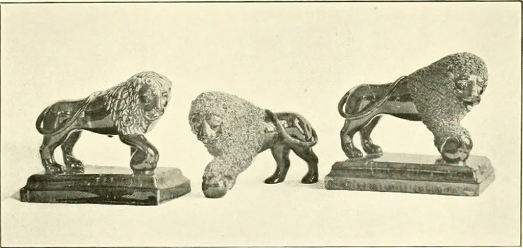 An illustration from Early American folk pottery, including the history of Bennington pottery, 1918, leaf 56