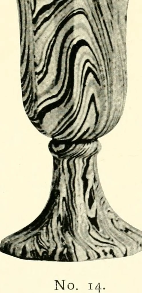 An illustration from Early American folk pottery, including the history of Bennington pottery, 1918, leaf 76