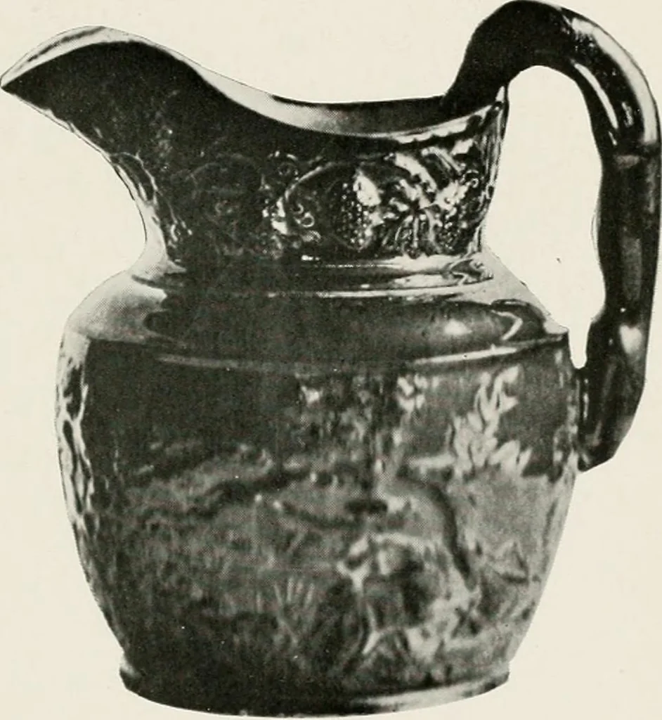 An illustration from Early American folk pottery, including the history of Bennington pottery, 1918, leaf 167