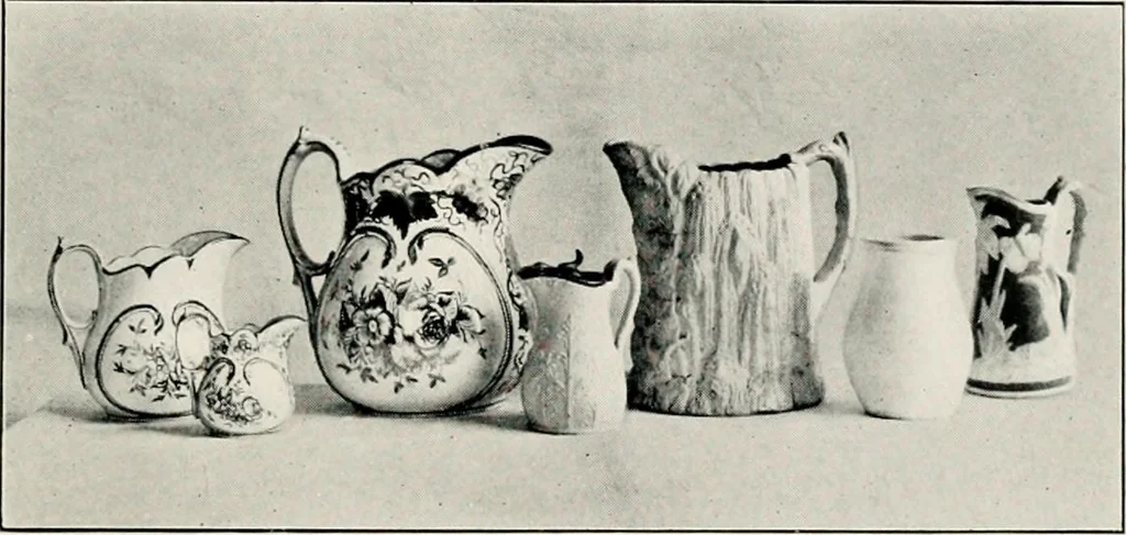 An illustration from Early American folk pottery, including the history of Bennington pottery, 1918, leaf 29