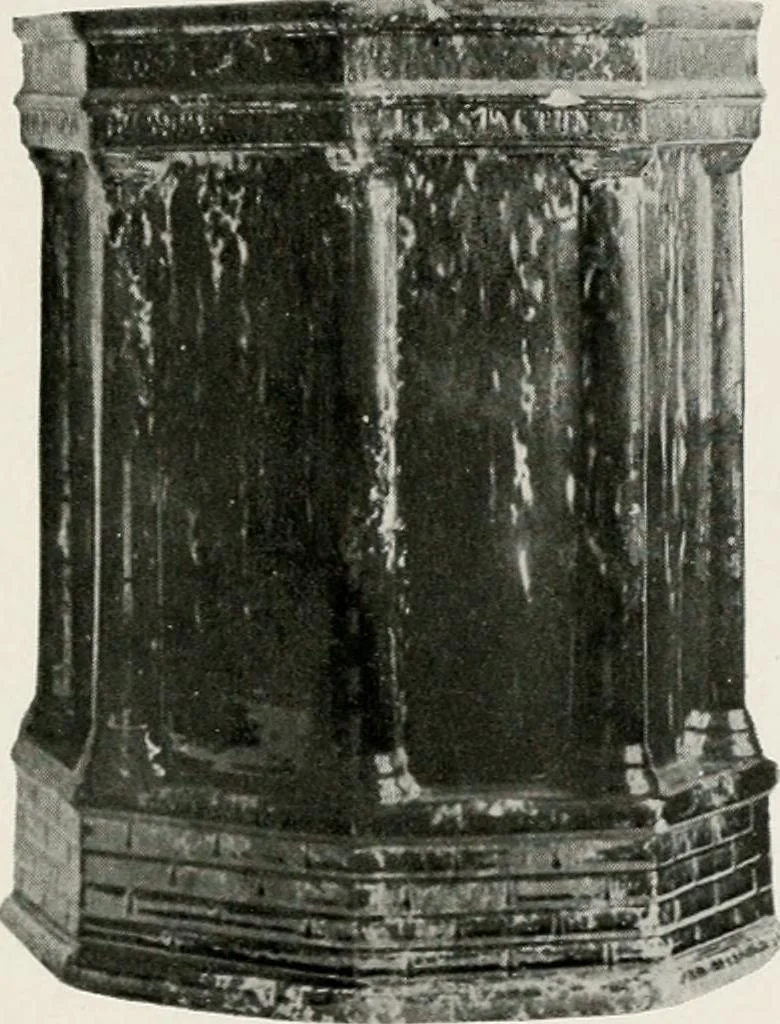An illustration from Early American folk pottery, including the history of Bennington pottery, 1918, leaf 41