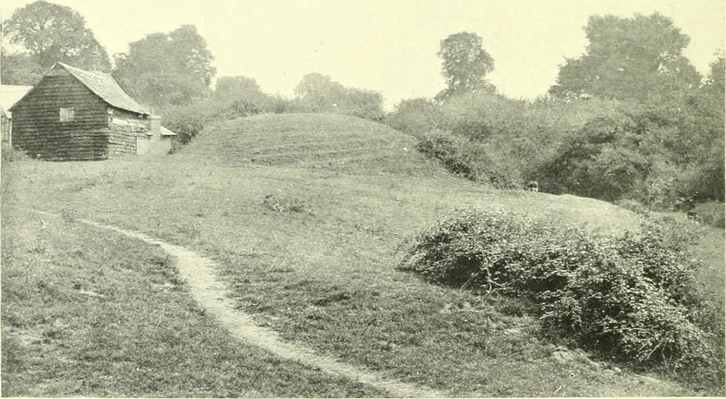 An illustration from Early British trackways : moats, mounds, camps, and sites, 1922, leaf 20