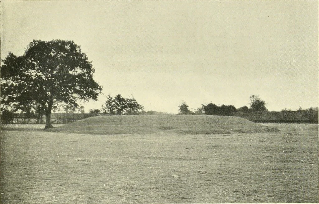 An illustration from Early British trackways : moats, mounds, camps, and sites, 1922, leaf 23