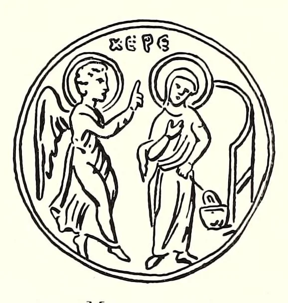 An illustration from Early Christian iconography and A school of ivory carvers in Provence, 1918, leaf 192