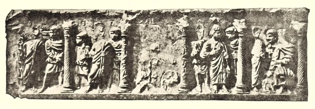 An illustration from Early Christian iconography and A school of ivory carvers in Provence, 1918, leaf 267