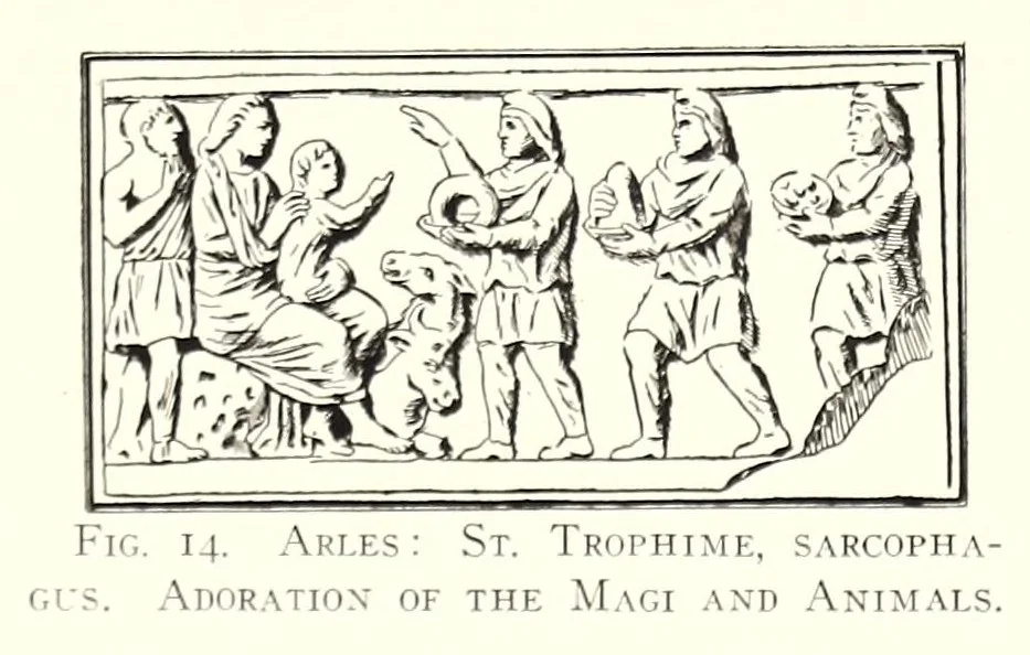 An illustration from Early Christian iconography and A school of ivory carvers in Provence, 1918, leaf 41