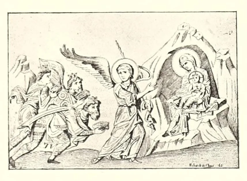 An illustration from Early Christian iconography and A school of ivory carvers in Provence, 1918, leaf 79