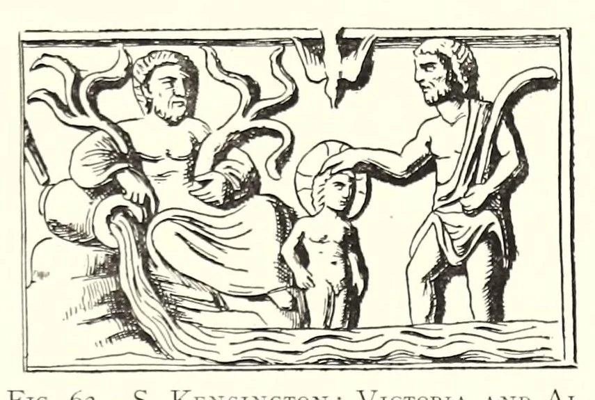 An illustration from Early Christian iconography and A school of ivory carvers in Provence, 1918, leaf 97