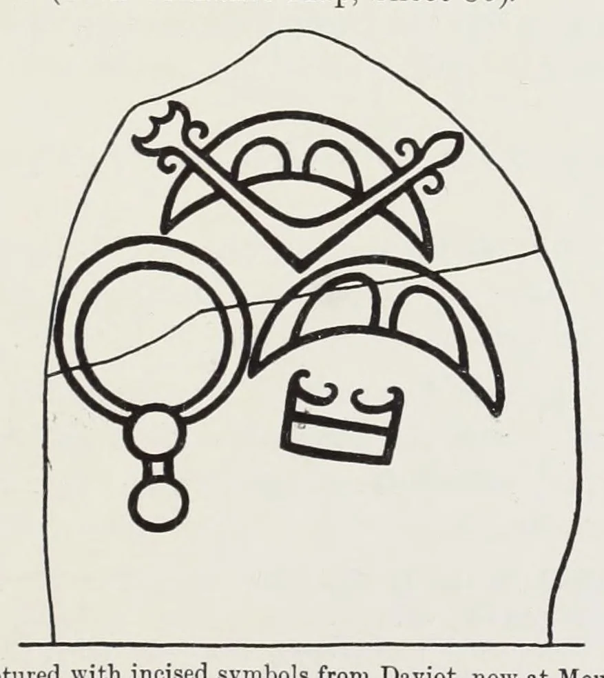 An illustration from The early Christian monuments of Scotland, 1903, leaf 205