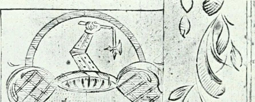 An illustration from An early Connecticut engraver and his work, 1906, leaf 11