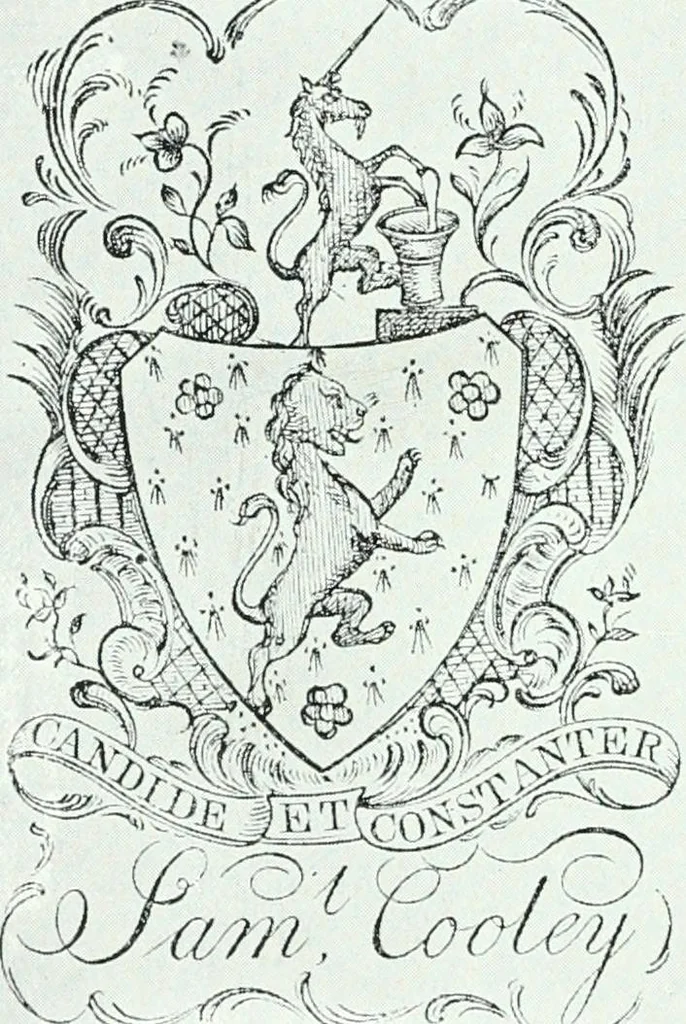 An illustration from An early Connecticut engraver and his work, 1906, leaf 31