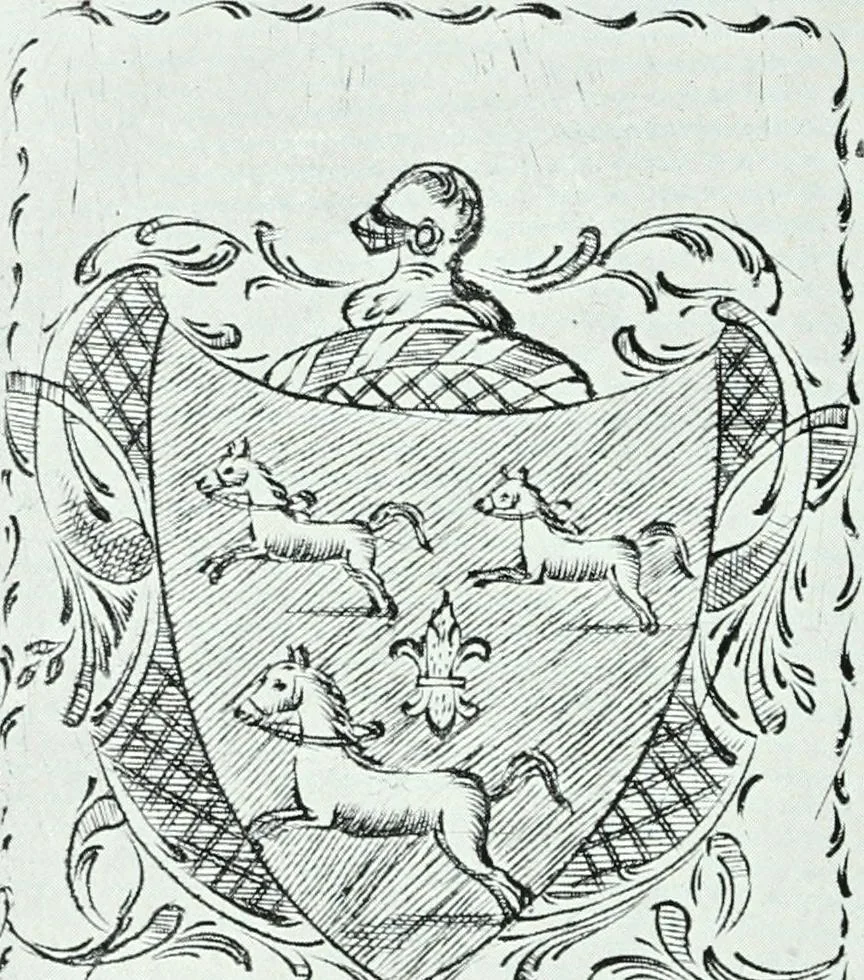 An illustration from An early Connecticut engraver and his work, 1906, leaf 37