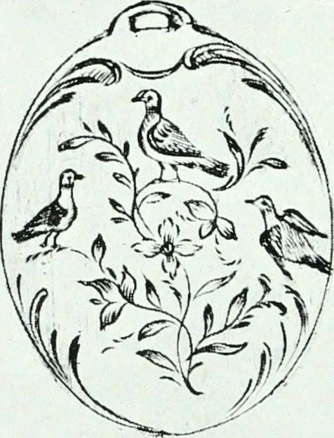 An illustration from An early Connecticut engraver and his work, 1906, leaf 55