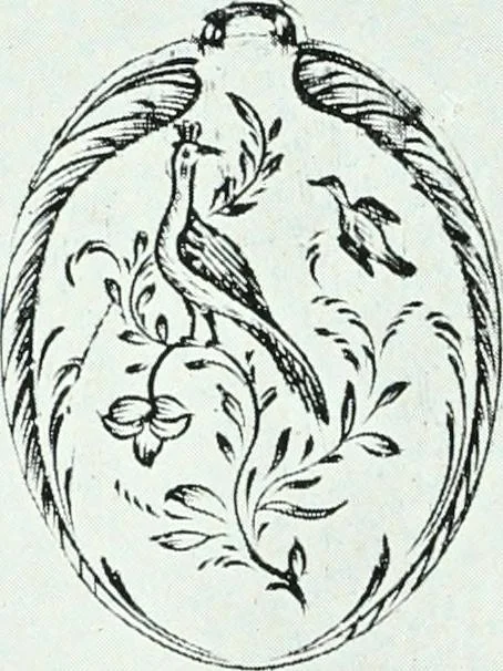 An illustration from An early Connecticut engraver and his work, 1906, leaf 55