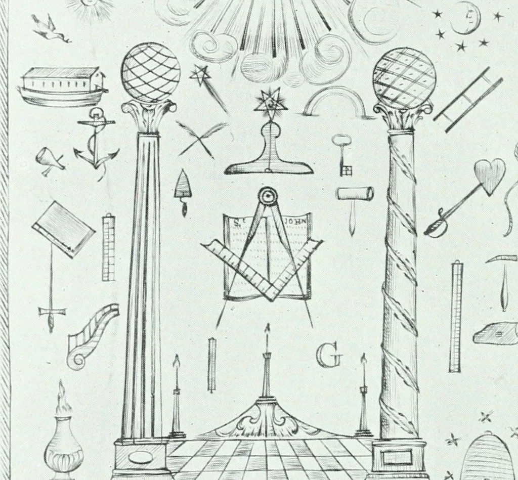 An illustration from An early Connecticut engraver and his work, 1906, leaf 73