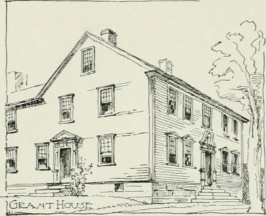 An illustration from Early Connecticut houses; an historical and architectural study, 1900, leaf 105
