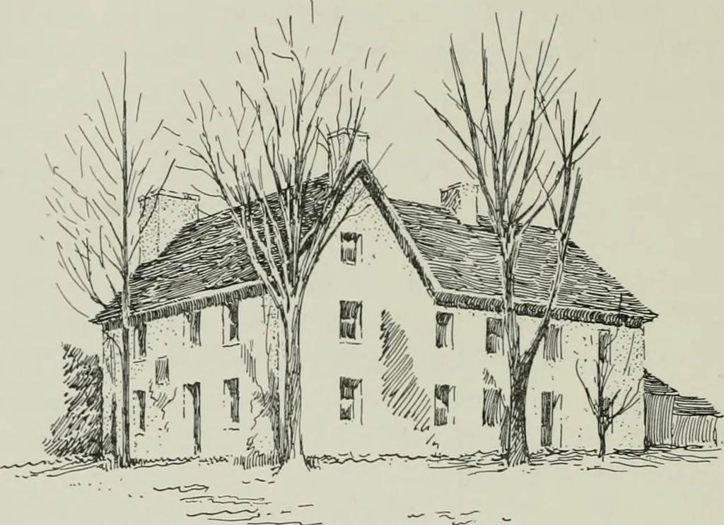 An illustration from Early Connecticut houses; an historical and architectural study, 1900, leaf 130
