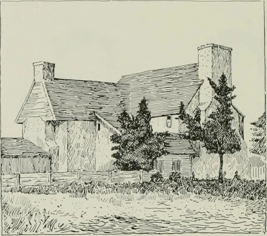 An illustration from Early Connecticut houses; an historical and architectural study, 1900, leaf 138