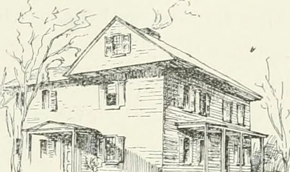 An illustration from Early Connecticut houses; an historical and architectural study, 1900, leaf 155