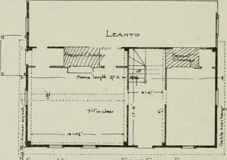An illustration from Early Connecticut houses; an historical and architectural study, 1900, leaf 156
