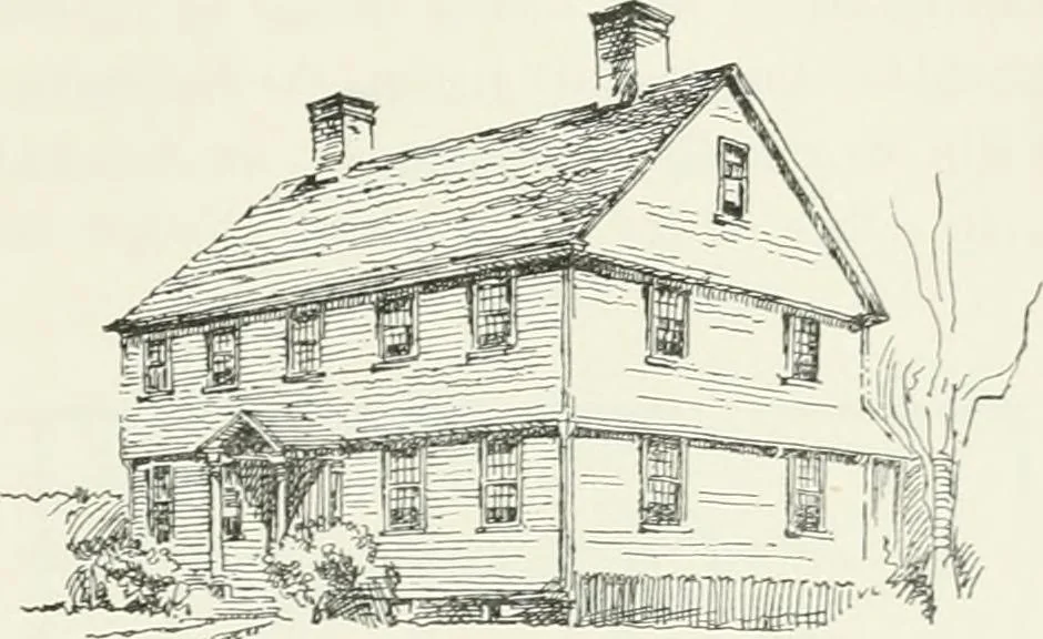 An illustration from Early Connecticut houses; an historical and architectural study, 1900, leaf 169