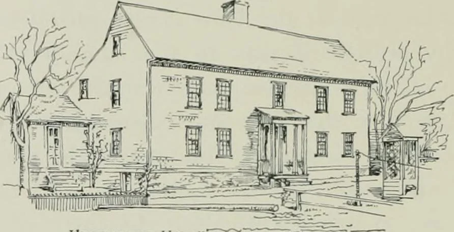 An illustration from Early Connecticut houses; an historical and architectural study, 1900, leaf 180